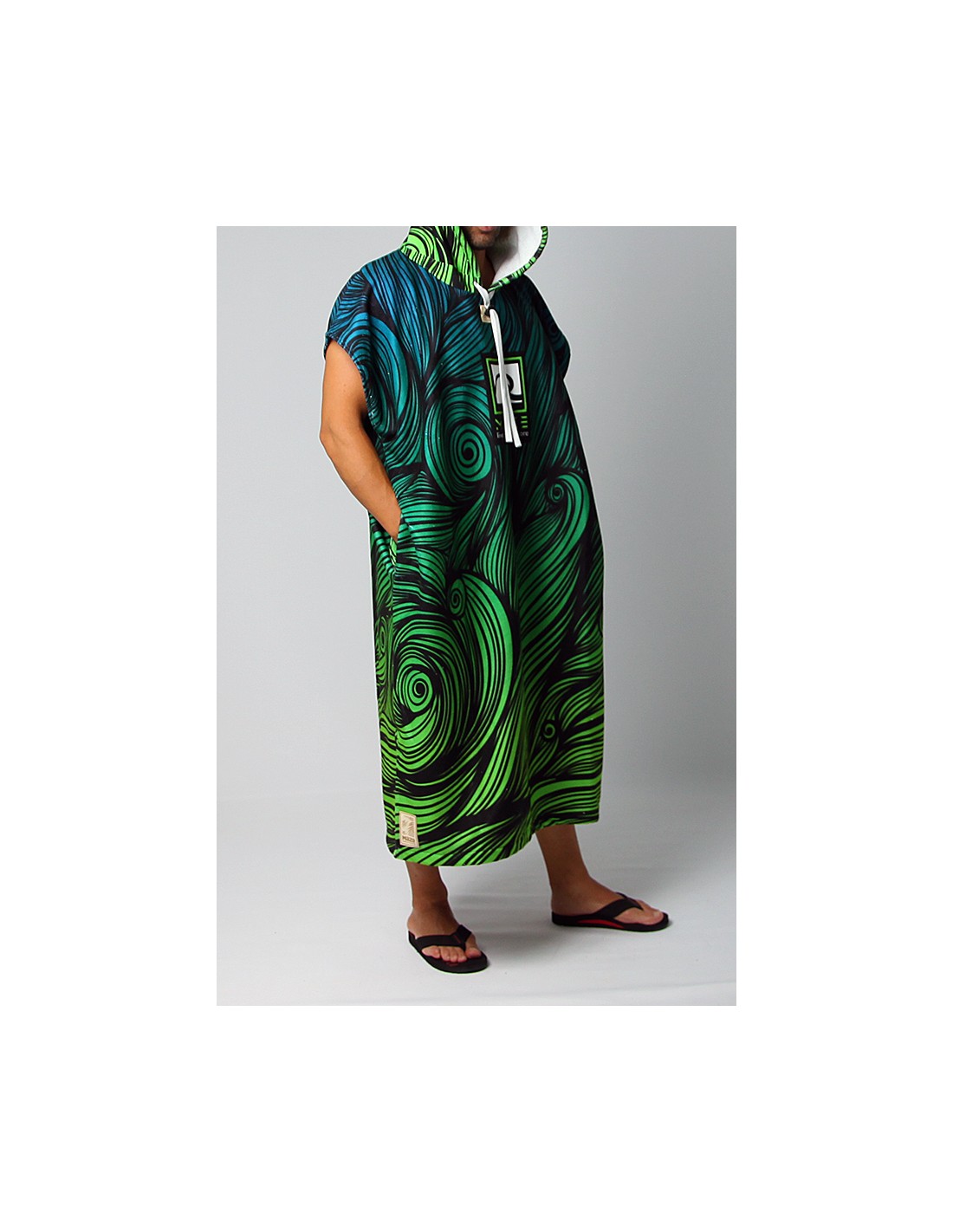 ПОНЧО MAZE WAVES BLUE